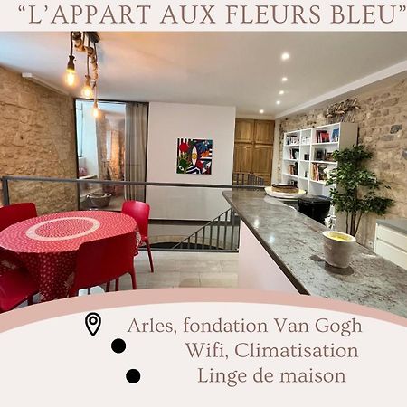 L'appart aux fleurs bleues Arles Extérieur photo